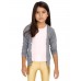 American Apparel Kids Tri-blend Rib Cardigan