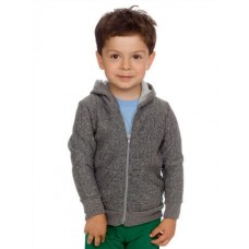 American Apparel Kids Salt And Pepper Zip Hoody