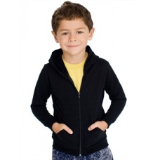 10 X American Apparel Kids California Fleece Raglan Zip Printed Hoody
