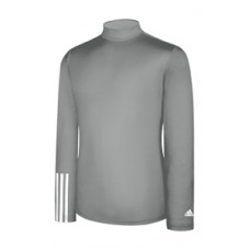 Adidas Golf Climalite Thermal Compression 3 Stripe Mock
