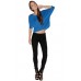 Bella Flowy V-neck Crop Tee