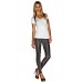 Bella Jersey Deep V-neck Tee