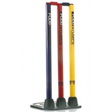 Fearnley Cricket Flexi-stumps - Set Of 3 & Base