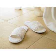 Towel City Classic Terry Slippers (open Toe)