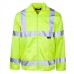 Supertouch Hi Vis Polycotton Jacket In Hi-vis Yellow