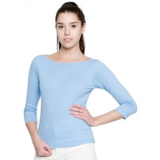 10 X American Apparel Baby Rib 3/4 Sleeve Printed Boat Neck
