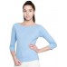 10 X American Apparel Baby Rib 3/4 Sleeve Printed Boat Neck