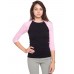 10 X American Apparel Baby Rib 3/4 Sleeve Printed Raglan