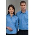 Russell Collection Women's Long Sleeve Easy Care Fitted Poplin Shirt