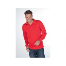 Hanes Beefy Polo Long Sleeve