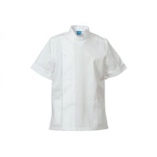 Grahame Gardner Mens Stand Collar Tunic In White