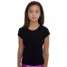 10 X American Apparel Youth Baby Rib Cap Sleeve Printed T-shirt