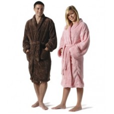 Aztex Fleece Robe In Various Colors