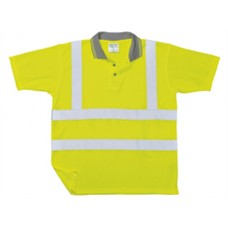 Portwest Workwear Hi-vis Comfort Polo Shirt In Yellow
