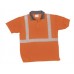 Portwest Workwear Superior Hivis Polo Shirt In Yellow And Orange