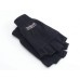 Yoko 3m Thinsulate Half Finger Gloves In Black