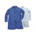 Portwest Workwear Men's Anti-static Coat In Hospital Blue And White