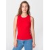 American Apparel Baby Rib Sleeveless Crew Neck Top