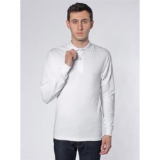 American Apparel Pique Long Sleeve Tennis Shirt