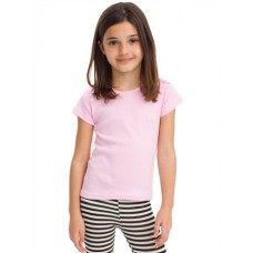 American Apparel Kids Baby Rib Cap Sleeve T-shirt