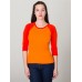 American Apparel Baby Rib 3/4 Sleeve Raglan T-shirt