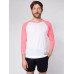 American Apparel Poly-cotton 3/4 Sleeve Raglan Shirt