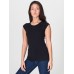American Apparel  Sheer Jersey Cap Sleeve Raglan