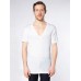 American Apparel Sheer Jersey Short Sleeve Deep V-neck T-shirt