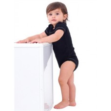 American Apparel Infant Interlock Short Sleeve One-piece