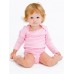 American Apparel Infant Interlock Long Sleeve One-piece