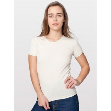 American Apparel Organic Baby Rib Basic Short Sleeve T-shirt