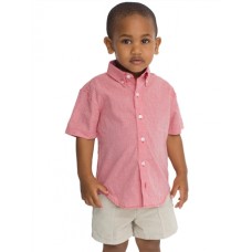 American Apparel Kids Short Sleeve Button-down Shirt