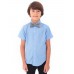 American Apparel Youth Short Sleeve Button-down Shirt