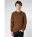 American Apparel Stripe Fleece Raglan Pullover