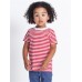 American Apparel Kids Poly-cotton Stripe Short Sleeve Crew Neck