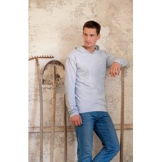 Fruit Of The Loom Men's Long Sleeve Hooded T-shirt