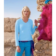 Fruit Of The Loom Women's Lady-fit Lightweight Hooded T-shirt