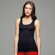 Bella Ladies Sheer Rib Tank Top