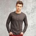 Bella Mens Jersey Long Sleeve Henley