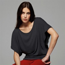 Bella Ladies Flowy Draped Sleeve Dolman Tee