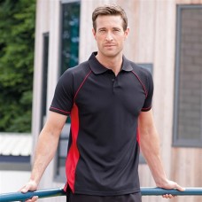 Finden And Hales Panel Performance Mens Polo Shirt