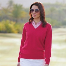 Glenmuir Brunton Lambswool V-neck Ladies Sweater