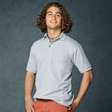 Anvil Cotton Pique Pocket Mens Polo