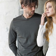 Kariban Mens Long Sleeve Crew Neck T-shirt
