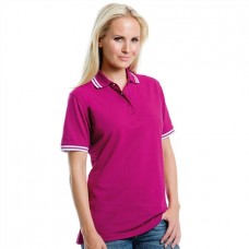 Kustom Kit Tipped Collar Womens Polo Shirt