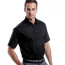 Kustom Kit Tailored Fit Premium Short Sleeve Mens Oxford Shirt