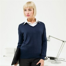 Premier Knitted V-neck Women's Sweater