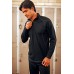 Regatta Mens Premium Long Sleeve Base Layer Zip Neck In Black