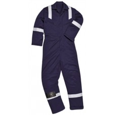 Portwest Workwear Mens Light Weight Anti-static Coverall In Navy