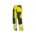 Projob Workwear Men's 6509 Waterproof Pants In Yellow And Orange Projob Workwear Men's 6509 Waterproof Pants In Yellow And Orange
